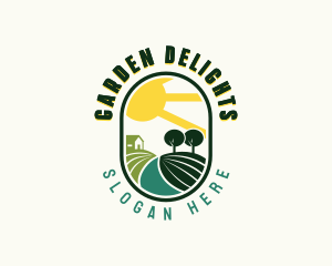 Garden Field Farm logo design