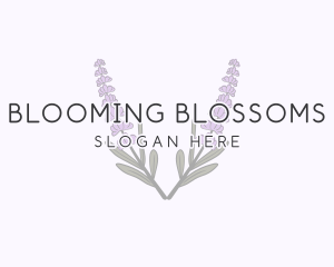 Lavender Blossom Aromatherapy logo design