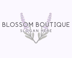 Lavender Blossom Aromatherapy logo design