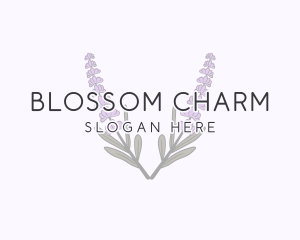 Lavender Blossom Aromatherapy logo design