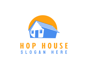 House Roofing Builder logo design