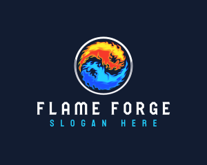 Cool Heat Thermal logo design