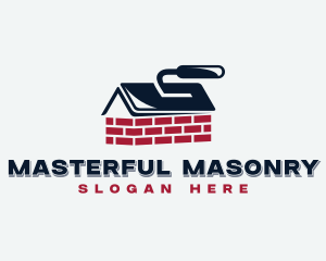 Masonry Trowel Bricklayer logo