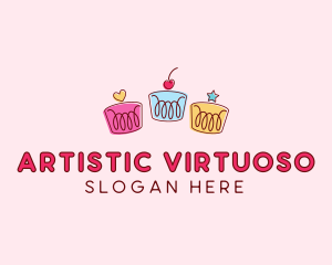 Bakery Pastry Cupcakes logo design