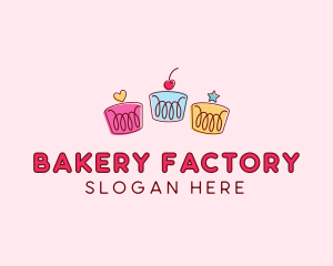 Bakery Pastry Cupcakes logo design