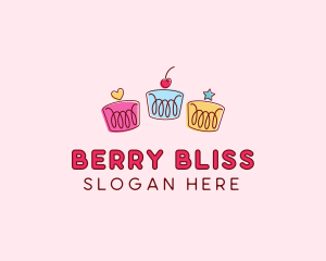 Bakery Pastry Cupcakes logo design