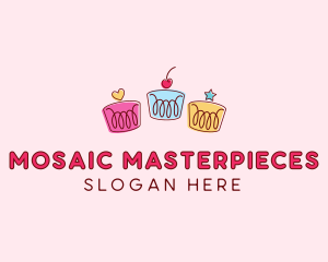 Bakery Pastry Cupcakes logo design