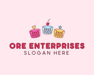 Bakery Pastry Cupcakes logo design