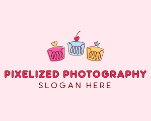 Bakery Pastry Cupcakes logo design