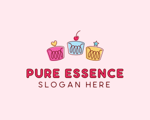 Bakery Pastry Cupcakes logo design