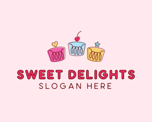 Bakery Pastry Cupcakes logo design