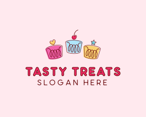 Bakery Pastry Cupcakes logo design