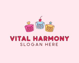 Bakery Pastry Cupcakes logo design