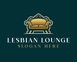 Luxury Interior Sofa logo design