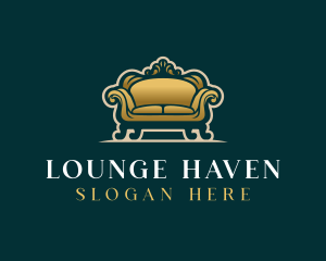 Luxury Interior Sofa logo design