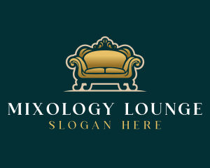 Luxury Interior Sofa logo design