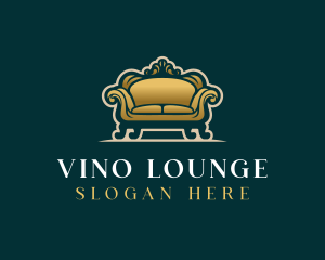 Luxury Interior Sofa logo design