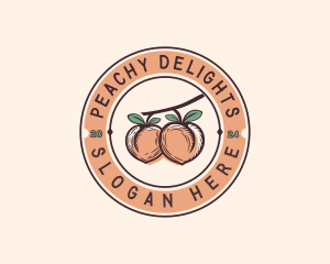 Peach  Fruit Produce logo