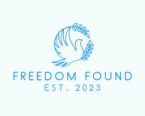 Bird Dove Freedom logo design