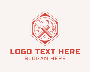 Hexagon Hammer Wrench logo