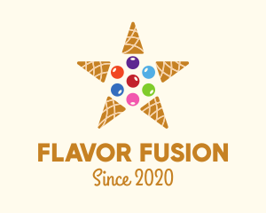 Ice Cream Star logo design