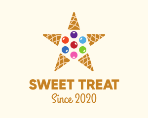 Ice Cream Star logo design