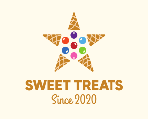 Ice Cream Star logo design