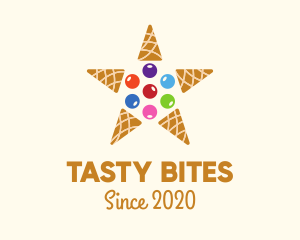 Ice Cream Star logo design