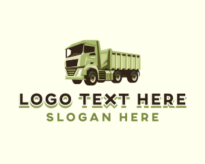 Dump Truck Vehicle logo