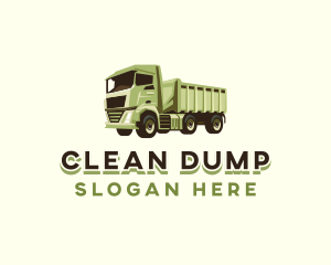 Dump Truck Vehicle logo design