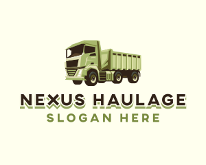 Dump Truck Vehicle logo design