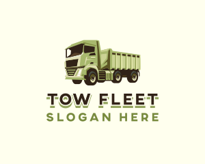 Dump Truck Vehicle logo design