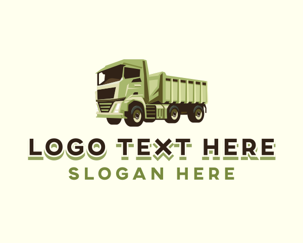 Dump Truck logo example 1
