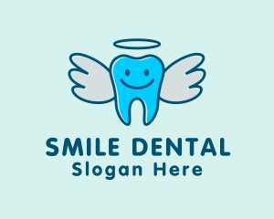 Angel Dental Clinic logo design