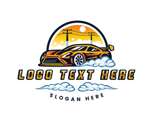 Automobile Car Wash  Detailing logo