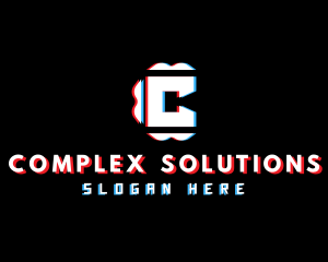 Static Motion Letter C  logo design