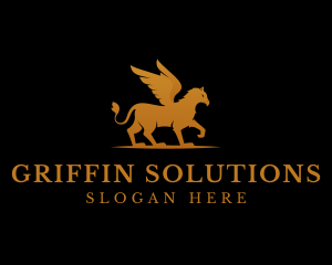 Golden Griffin Wings  logo