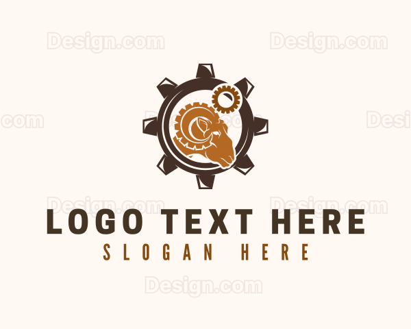 Industrial Cog Ram Logo