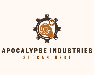 Industrial Cog Ram logo design