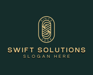 Upscale Brand Letter S logo design