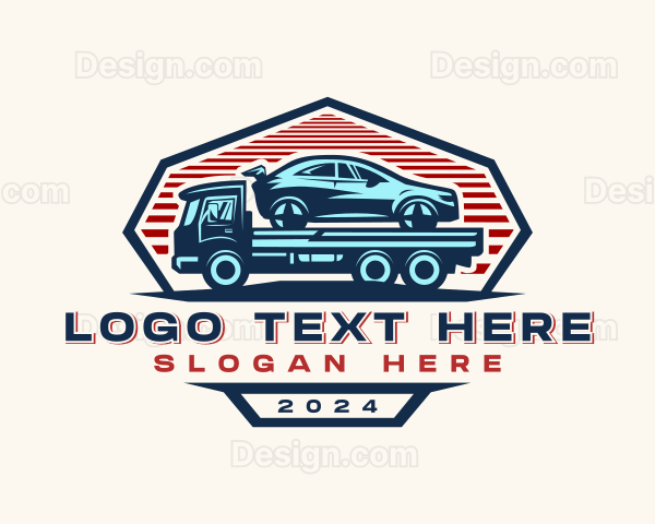 Car Transportation Hauler Logo