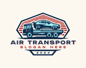 Car Transportation Hauler logo design