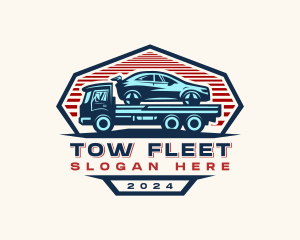 Car Transportation Hauler logo design