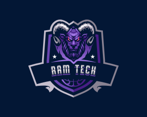 Ram Basketball Team logo design