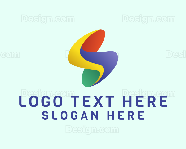 Modern Colorful Letter S Logo