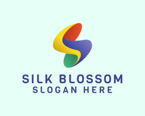 Modern Colorful Letter S  logo design