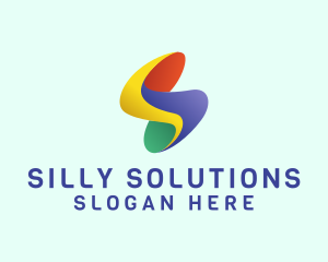 Modern Colorful Letter S  logo design