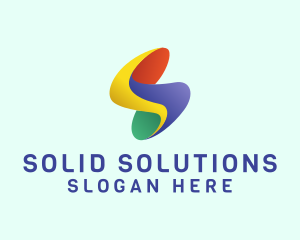 Modern Colorful Letter S  logo design