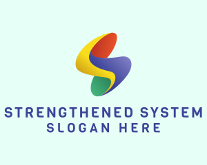 Modern Colorful Letter S  logo design