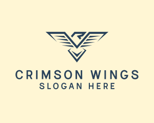 Eagle Bird Wings logo design